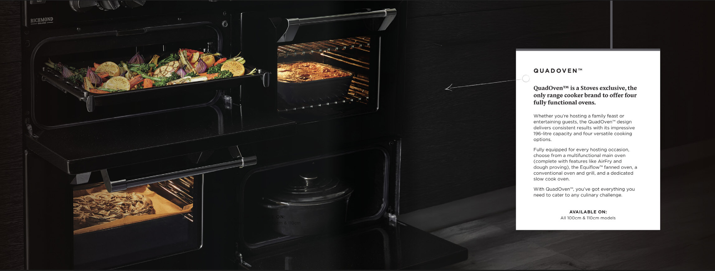 Stoves Deluxe brochure product spread